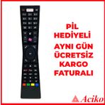 VESTEL NEXON SEG FİNLUX Hİ LEVEL NETFLİX TUŞLU LED TV KUMANDASI