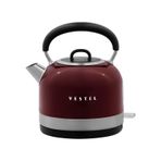 Vestel Retro 1700 ML Inox Su Isıtıcı bordo