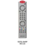Vestel-Sharp-Seg-Lcd Kumandası Gri