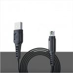 Vestel Venus V3 5580 5020 5040 5570 V4 V5 V6 Şarj Kablosu Micro USB Yassı 1metre 4A DC24 - Siyah - Siyah DC24