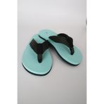 VestioStore Alex Erkek Turkuaz Siyah Kumaşlı Rahat Parmak Arası Havuz Plaj Terliği Flip Flops
