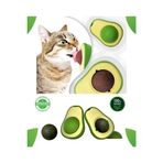 vet advice Catnip Avokado Kedi Çimi Kedi Oyuncağı Yalama Topu Doğal Kedi Nanesi 360 Derece Dönen Sağlıklı Top