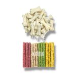 vet advice Köpek Çubuk Munchy Ödül ve Köpek Diş Kaşıma Sığır Derisi Kemik Seti 6 lı 10 lu paket (7.5cm 6-7gr)