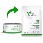 Vet Expert Obesity and Diabetes Kedi 100 gr Yaş Mama