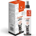 Vetdeluxe Catnip Play Spray Kediler Için Kediotlu Oyun Spreyi 150 ml - şeffaf