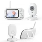 Vetech Bebek Monitörü, LCD Ekranlı Dijital Kamera, Gece Görüşlü Güvenlik Kamerası, Bebek Odası İzleme Sistemi