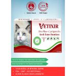 Vetıxır Kedi Bitkisel Ense Dış Anti Parazit Bit, Pire, Kene, Deri Bakımı İçin Etkili 5 Adet Damla (1-10 kg)