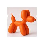 vetria GOLD-PEMBE-TURUNCU Balon Köpek Biblo – PLA Dekoratif Heykel, Modern Ev & Ofis Aksesuarı