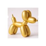 vetria GOLD-PEMBE-TURUNCU Balon Köpek Biblo – PLA Dekoratif Heykel, Modern Ev & Ofis Aksesuarı