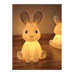 vetria Tatlı Tavşan Masa Lambası - Ev Dekorasyonu Işıklı Obje 12 cm Tealight Dahildir