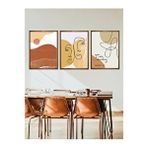 Vetro Design Bohemian 40x50 cm Ceviz Çerçeveli Tablo