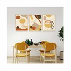 Vetro Design Sıcak Tonlar 21x30 cm Natural Çerçeveli Tablo