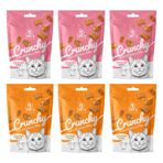 Vet's Plus Crunchy İçi Dolgulu Karışık Çeşitli 6x60 gr Kedi Ödül Bisküvisi