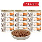 Vet's Plus Optimal Nutrition Tavuk Etli Tahılsız 12x85 gr Kedi Konservesi