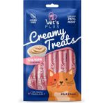 Vet's Plus Somonlu Sıvı 5x14 gr Kedi Ödül Maması