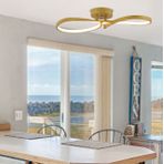 Vetto Gold 38 Watt Plafonyer 3 Renkli Ledli Modern Mutfak Banyo Led Salon Sarkıt Avize