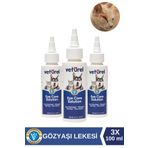 Veturel 3x100 ml Kedi Köpek Göz Temizleme Solüsyonu
