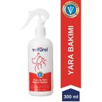 Veturel Kedi ve Köpekler için 300 ml Yara ve Deri Bakım Spreyi
