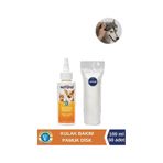 Veturel Köpek Kulak Temizleme Solüsyon Kir Enfeksiyon Kaşıntı Koku Kulak Uyuzu 100 ML + Disk Pamuk 50'li