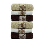 Vevien Home Coffee Towel 30x50 cm 6'lı Mutfak Havlu Seti
