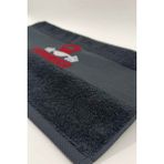 Vevien Home Fıtness 50X100 cm %100 Pamuklu Spor Havlusu Fitness Gym Golf Boks Tenis Havlusu Siyah - 50 x 100 cm