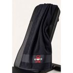 VEVİEN HOME GYM 50x100 Cm %100 Pamuklu Spor Havlusu Fitness Gym Golf Boks Tenis Havlusu SİYAH