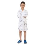 VEVİEN HOME Night Owldijital Baskılı Çocuk Bornozu Night Owl12 11-12 Yaş