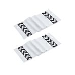 VEVİEN HOME Sergeant 30x100 Cm%100 Pamuk(450 GSM) Beyaz 2'li Spor Havlusu Fitness Gym Golf Boks Havlusu Beyaz 30 x 100