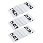 VEVİEN HOME Sergeant 30x100 Cm%100 Pamuk(450 GSM) Beyaz 3'lü Spor Havlusu Fitness Gym Golf Boks Havlusu Beyaz 30 x 100