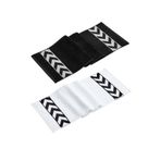 VEVİEN HOME Sergeant 30x100 Cm%100 Pamuk(450 GSM) Siyah-Beyaz 2'li Spor Havlusu Fitness Gym Golf Boks Havlusu Siyah 30 x 100