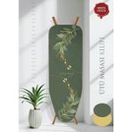 Vevons Haki Ütü Masası Kılıfı Keçeli Tabanlı Bez Örtüsü 50X140 cm Tüm Ütü Masalarına Uygun - 50 x 140 cm