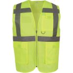 Vexo Evıdent Reflektör Yelek - 2XL - Neon Sarı