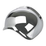 Vexo Orıgıne Bubble Motosiklet Yarım Kask Camı Aynalı Gri