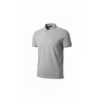 Vexor Erkek Pike Kumaş Düğmeli Yaka Regular Fit Günlük Kısa Kol Tişört T-Shirt - Gri