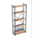 Vexor Kitaplık 5 Raflı Ceviz 180 Cm
