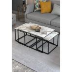 Vexor Orta Sehpa Ve Zigon Yan Sehpa Flora Set Efes