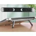 Vexor Siyah 2 Kademeli Katlanabilir Ve Yapışkanlı Laptop Standı