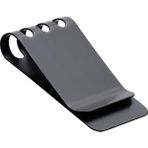 VEXORA GLOBAL Para Klipsi (Money Clip) – Nakit ve Kredi Kartı Için, Paslanmaz Çelik, Slim & Hafif, Minimalist Tasarım - Siyah
