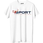 Vexshirt Erkek Tenis Temalı Regular Tişört - 2XL - Beyaz