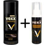 Vexx 50 Gr. Saç Tozu + 100 Ml. Sabitleyici Sprey Set koyu-kahve