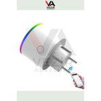 Vezir Aksesuar Fulltech Akıllı Priz – RGB Işıklı, Wi-Fi Kontrollü, 3680W, TUYA App Destekli Uzaktan Kontrol