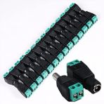 VFLTOOL 60 ADET Yükseltilmiş DC Güç Konektörü 12V 30 ADET Erkek + 30 ADET Dişi Adaptör 2,1 X 5,5 MM DC Güç Jakı Fiş Konektörü, CCTV Kamera için, Led Şerit Işık Kablosu Tel