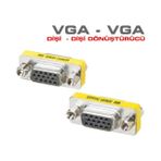 Vga To Vga Dişi Dişi Çevirici 15 Pin Dönüştürücü Adaptör