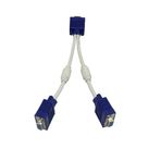 VGA Y Kablo Çoklayıcı Switch Splitter Kablosu Çoklu Monitör TV için