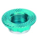 VGEBY 4 adet RC Jant Somunu 21 mm/0,8 inç Toz Geçirmez Jant Somunu Alüminyum Alaşım Aksesuar AGAMA 1/8 RC Araba için Uygun (yeşil)