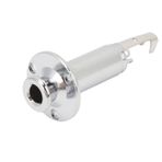 VGEBY Gitar Kuyruk Pimi Çıkış Jakı, 6.35mm Alaşım Giriş Çıkış Jakları Elektro Gitar Endpin Çıkış Jakı EQ Ekolayzer Çıkış Soketi Bağlantı Noktası (SILVER)
