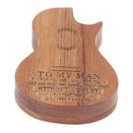 VGEBY Gitar Seçim Kutusu, Taşınabilir Kazınmış 3 Ahşap Gitar Penaları Ve Mızrap Depolama Tutucu Kılıf Kılıfı Kutusu