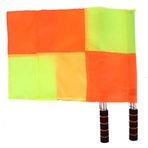 VGEBY Hakem Linesman Bayrağı, 2 Parça Futbol Hakem Bayrağı Hakem Hatçı Bayrağı Saklama Çantası