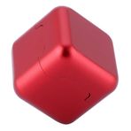 VGEBY Mini tebeşir tutucu, ıstaka uçları için, alüminyum, uzun ömürlü ve mıknatıslı, çıkarılabilir kapak, ıstaka ucunu yağlar, bilardo severler için (kırmızı)