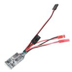 VGEBY RC Car ESC 30A İki Yönlü Fırçalanmış Elektrikli Hız Kontrol Cihazı ESC WPL C14 / C24 / B14 / B24 / B16 / B36 RC Araba için uygundur (siyah)